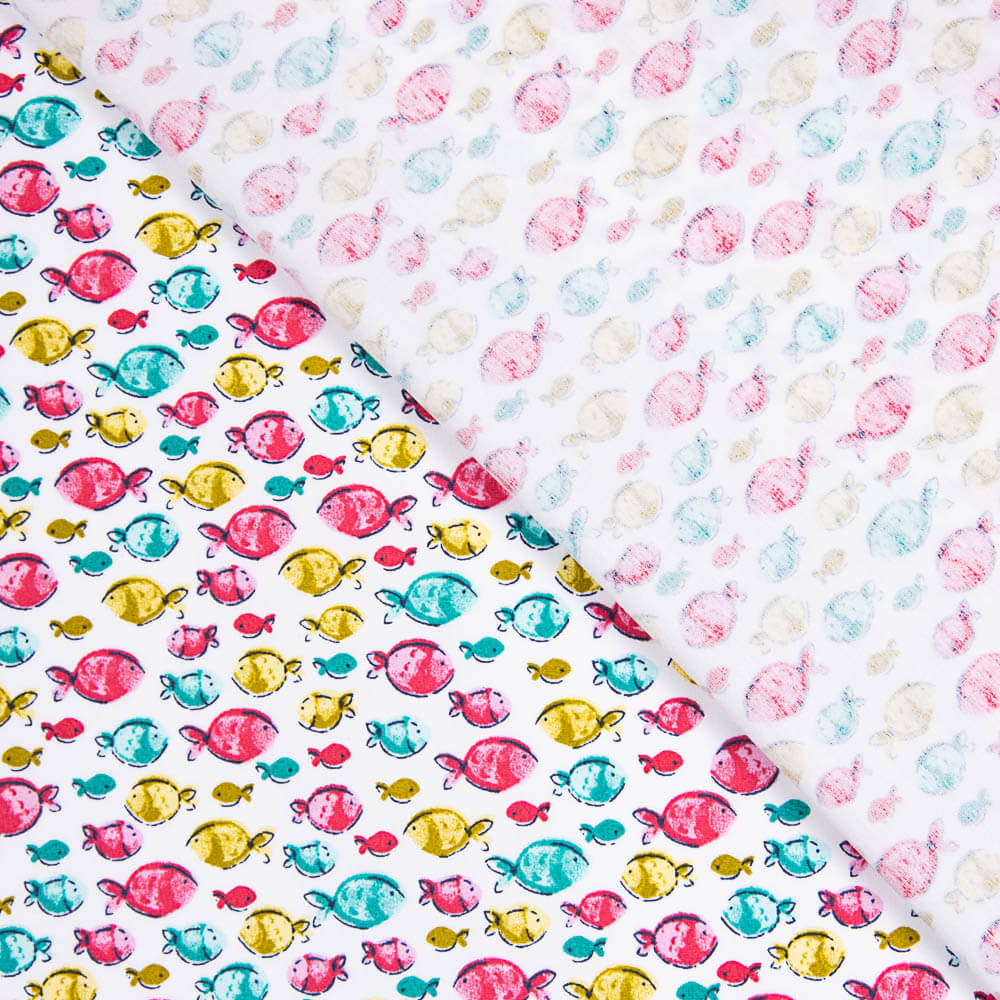 Kinderkleid Popeline aus Bio-Baumwolle Fisch Rosa - Ribes y Casals