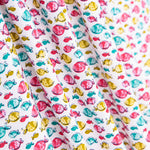 Kinderkleid Popeline aus Bio-Baumwolle Fisch Rosa - Ribes y Casals
