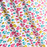 Kinderkleid Popeline aus Bio-Baumwolle Fisch Rosa - Ribes y Casals