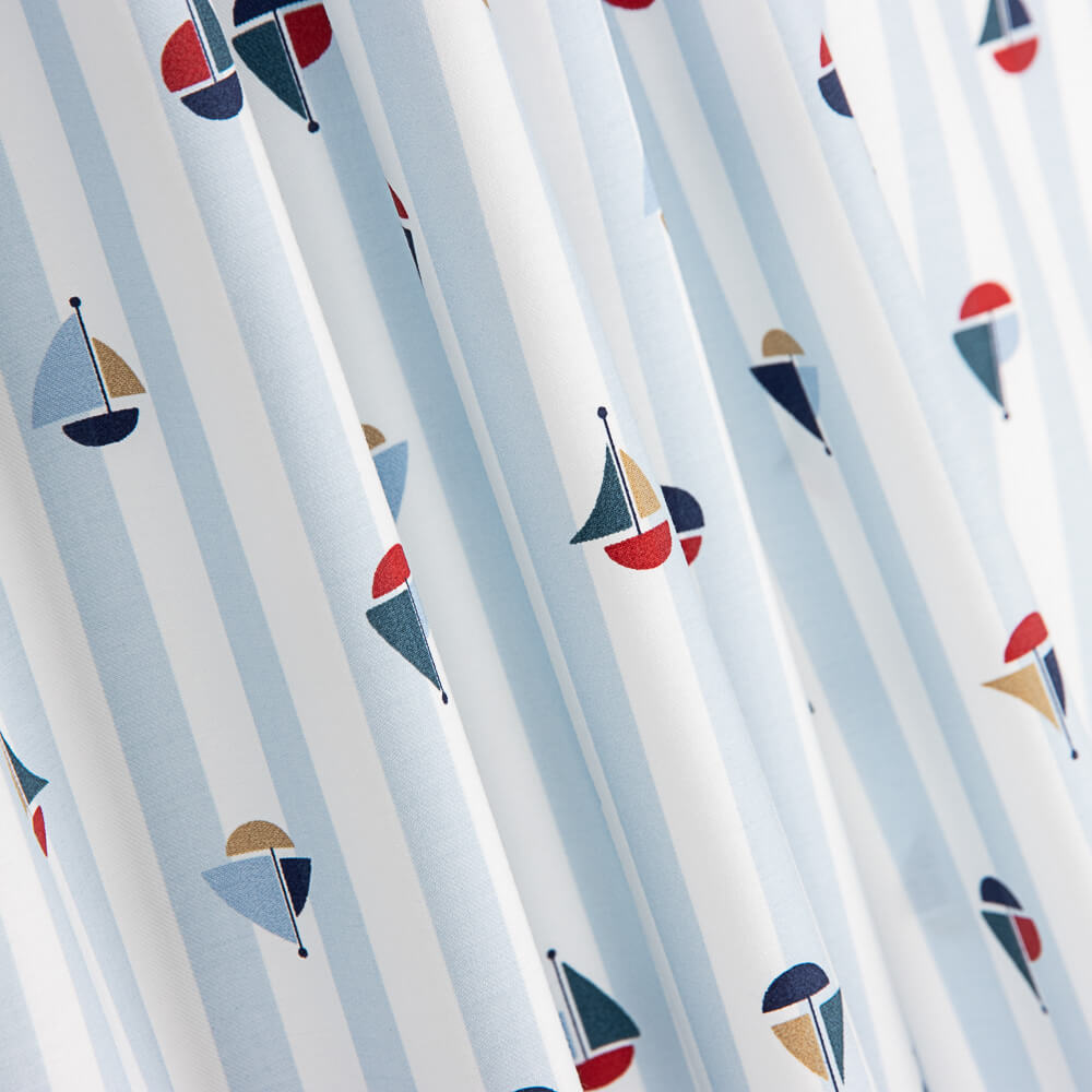 Vichy Boats aus Bio-Baumwollpopeline für Kinder - Ribes y Casals