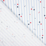 Kinderkleidung aus Bio-Baumwolle Popeline Vichy Stars - Ribes y Casals