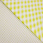 Kinderkleidung aus Bio-Baumwolle Popeline Mini Lime Square - Ribes y Casals