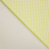 Kinderkleidung aus Bio-Baumwolle Popeline Mini Lime Square - Ribes y Casals