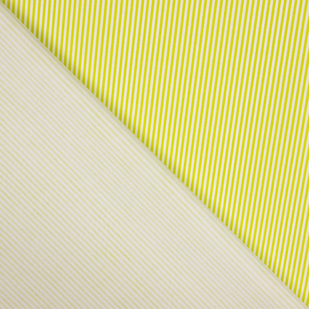 Kinderkleidung aus Bio-Baumwolle Popeline Mini Lime Stripe - Ribes y Casals