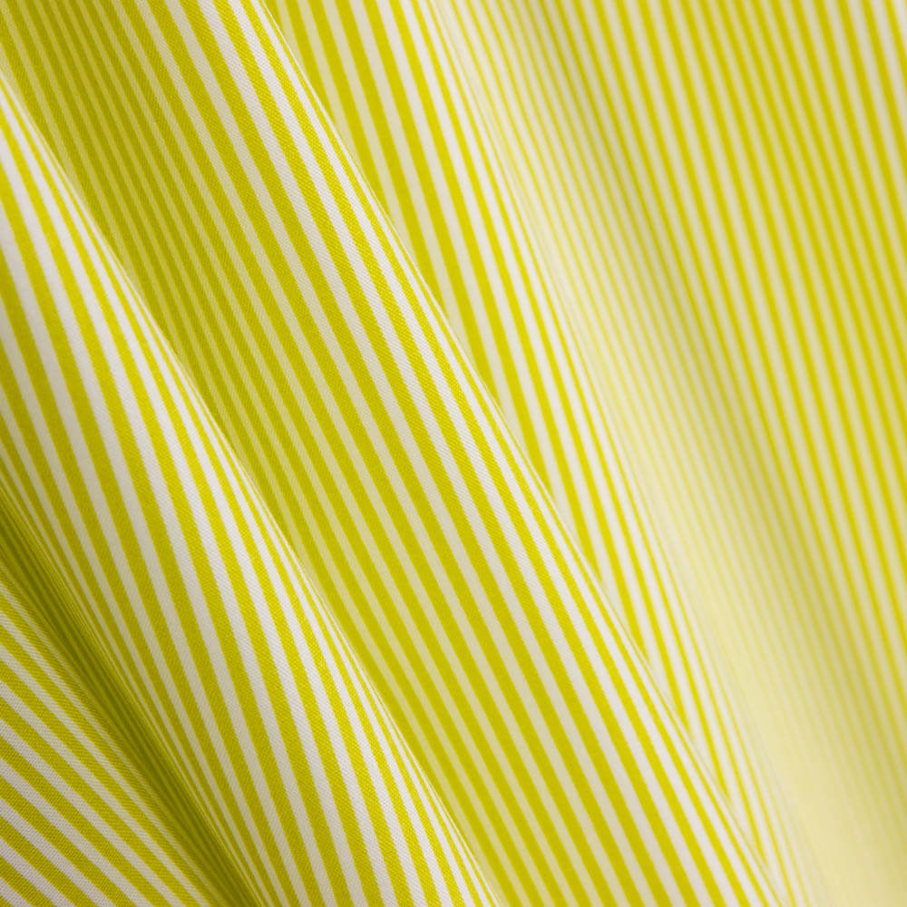 Kinderkleidung aus Bio-Baumwolle Popeline Mini Lime Stripe - Ribes y Casals