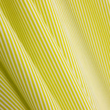 Kinderkleidung aus Bio-Baumwolle Popeline Mini Lime Stripe - Ribes y Casals
