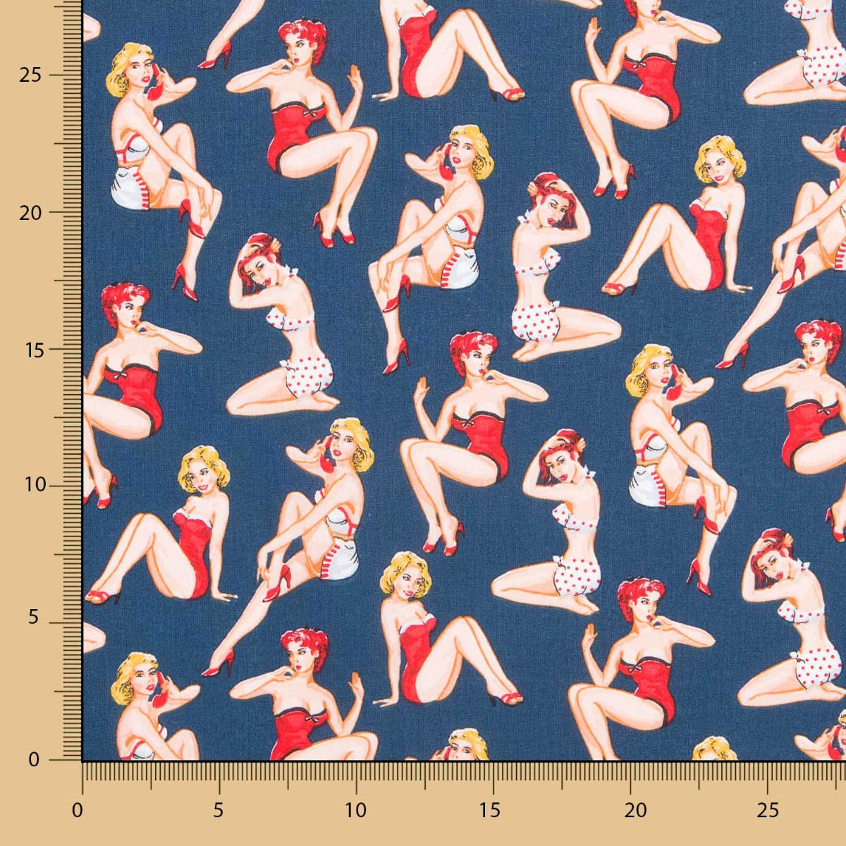 Pin Up Baumwolle Popeline - Ribes y Casals