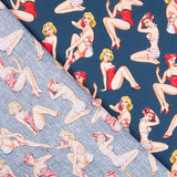 Pin Up Baumwolle Popeline - Ribes y Casals