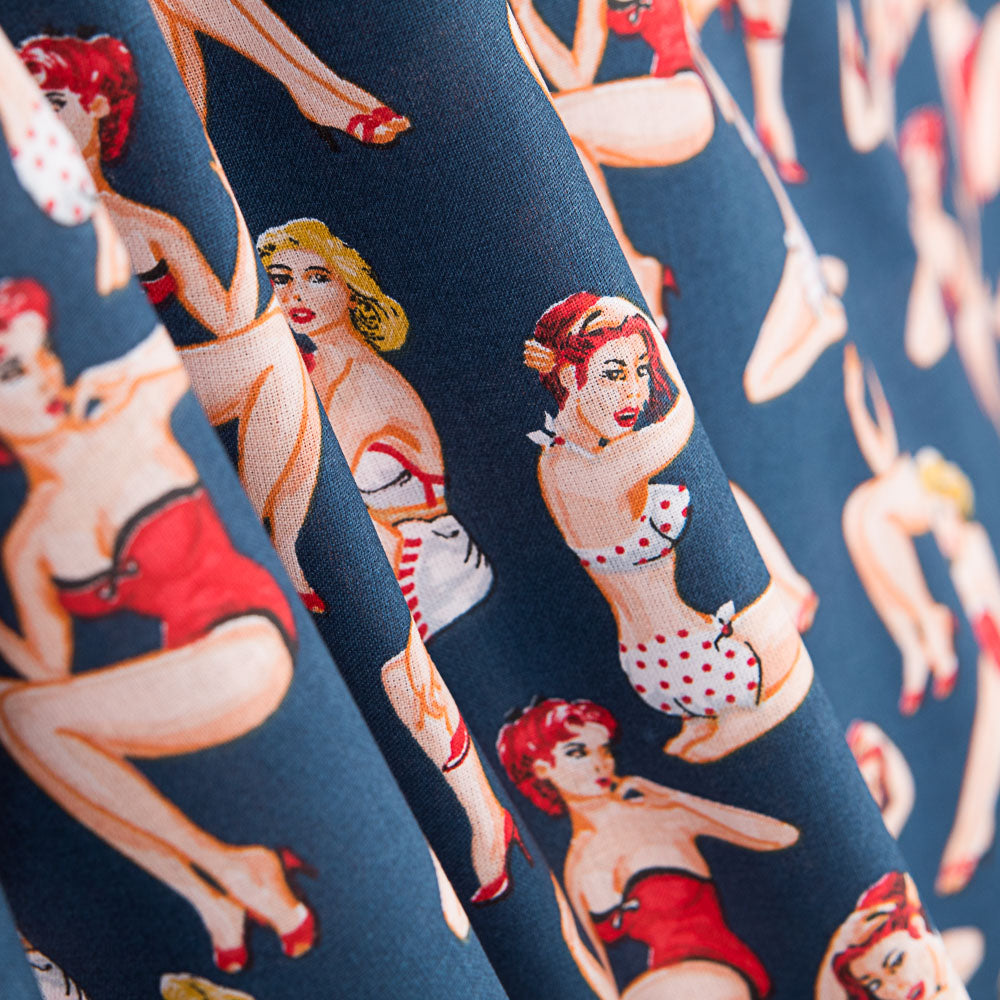 Pin Up Baumwolle Popeline - Ribes y Casals