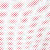 Polka Dot Baumwoll-Popeline Weiß - Ribes y Casals