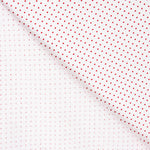 Polka Dot Baumwoll-Popeline Weiß - Ribes y Casals