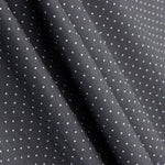 Polka Dot Baumwoll-Popeline Grau - Ribes y Casals