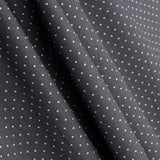 Polka Dot Baumwoll-Popeline Grau - Ribes y Casals