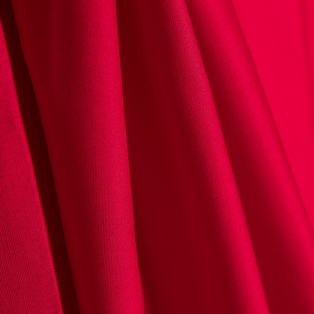 Restposten Popeline Baumwolle Spandex Rot – verschiedene Maße x Breite 145 cm - Ribes y Casals