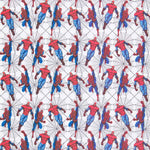 Spiderman Baumwolle Popeline Weiß - Ribes y Casals