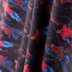 Spiderman Baumwolle Popeline Schwarz - Ribes y Casals