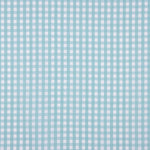 Bio-Baumwollpopeline Vichy Water Blau - Ribes y Casals
