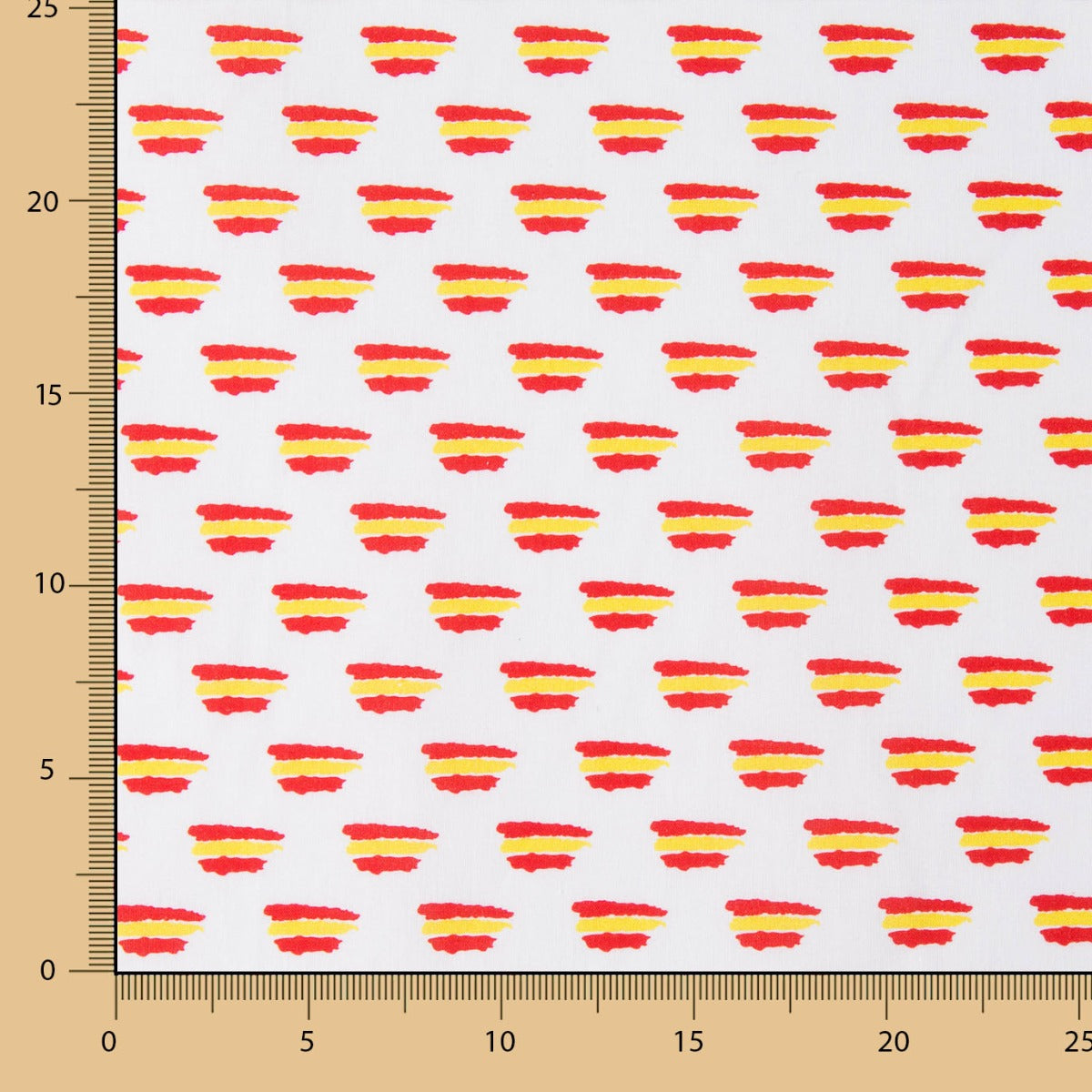 Spanische Flagge Popeline - Ribes y Casals