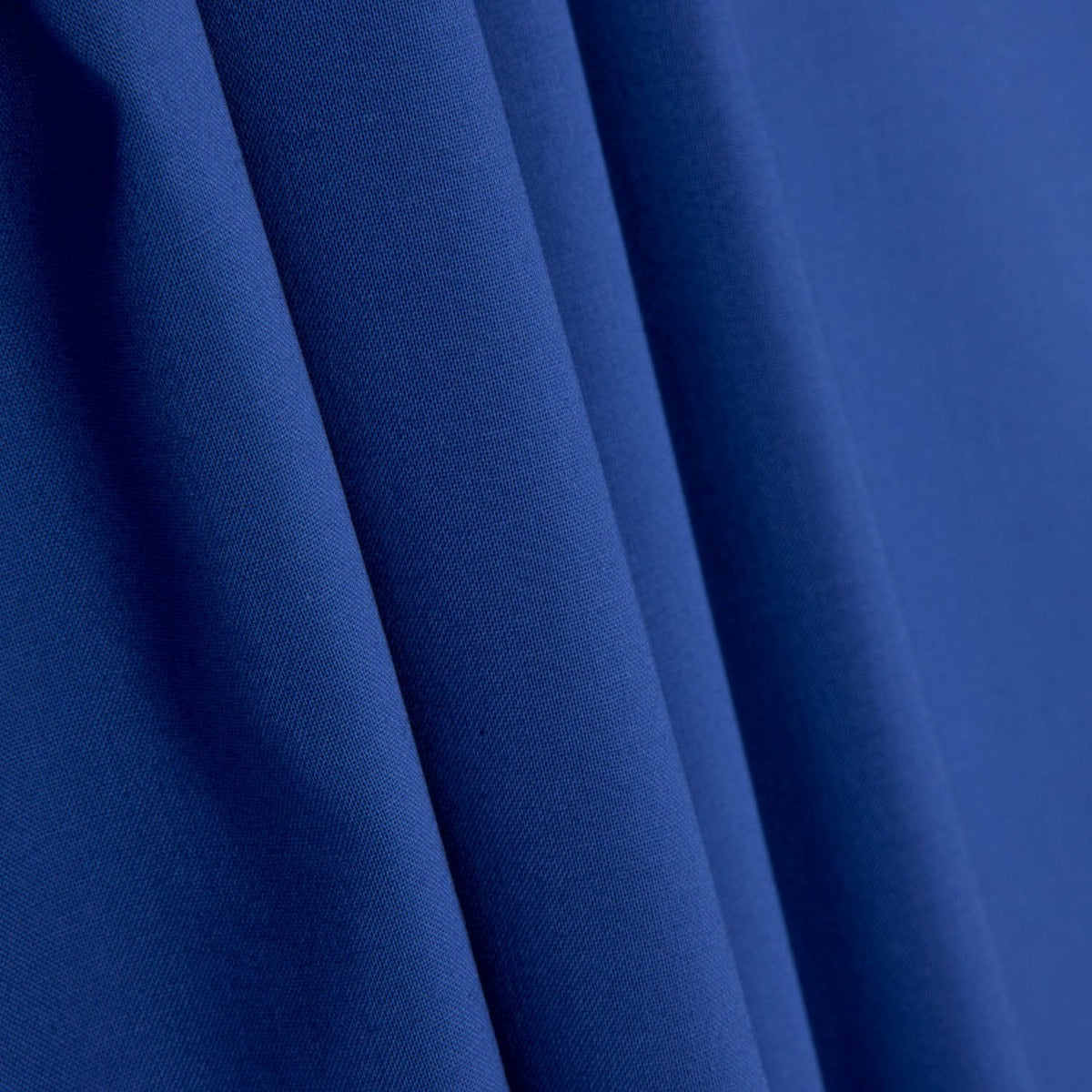 Einfarbige Baumwollpopeline Basic blau - Ribes y Casals