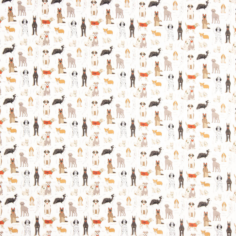 Popeline Baumwolle Hunde - Ribes y Casals