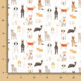 Popeline Baumwolle Hunde - Ribes y Casals