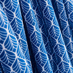 Blaue Botanische Popeline - Ribes y Casals