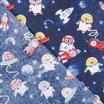 Oeko-Tex® Astronaut Eule Popeline - Ribes y Casals