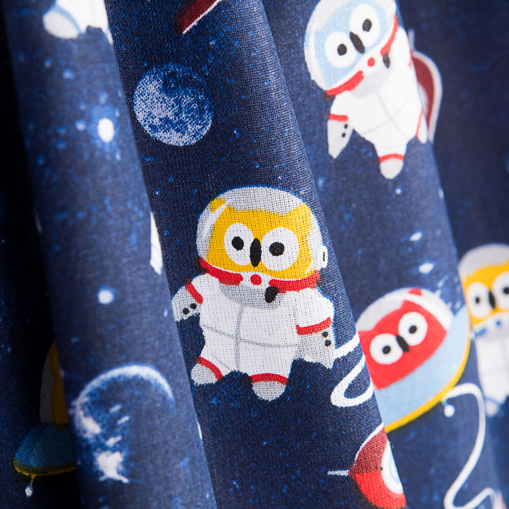 Oeko-Tex® Astronaut Eule Popeline - Ribes y Casals