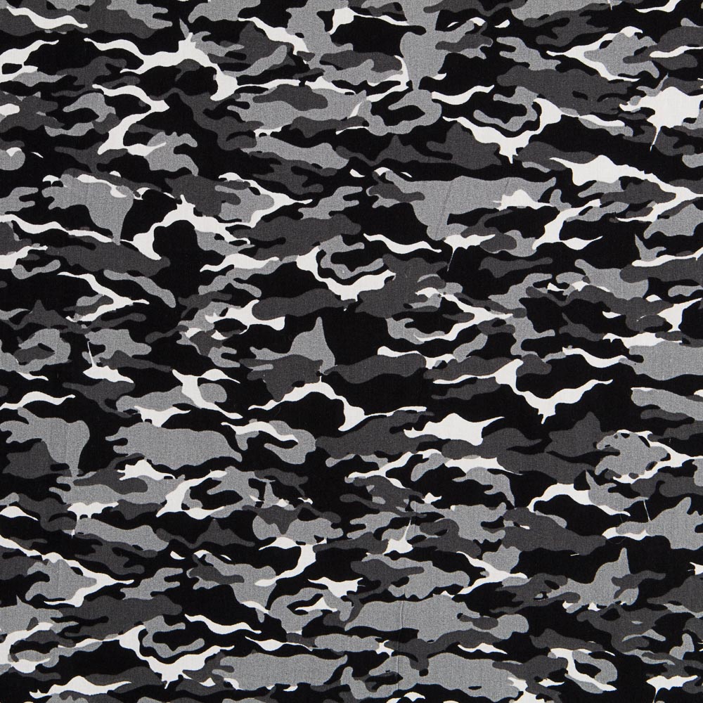 Graue Camouflage Popeline - Ribes y Casals