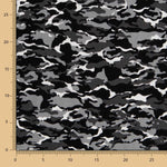 Graue Camouflage Popeline - Ribes y Casals
