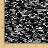 Graue Camouflage Popeline - Ribes y Casals