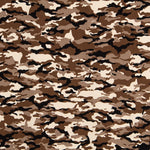 Camouflage Popeline Braun - Ribes y Casals