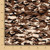 Camouflage Popeline Braun - Ribes y Casals