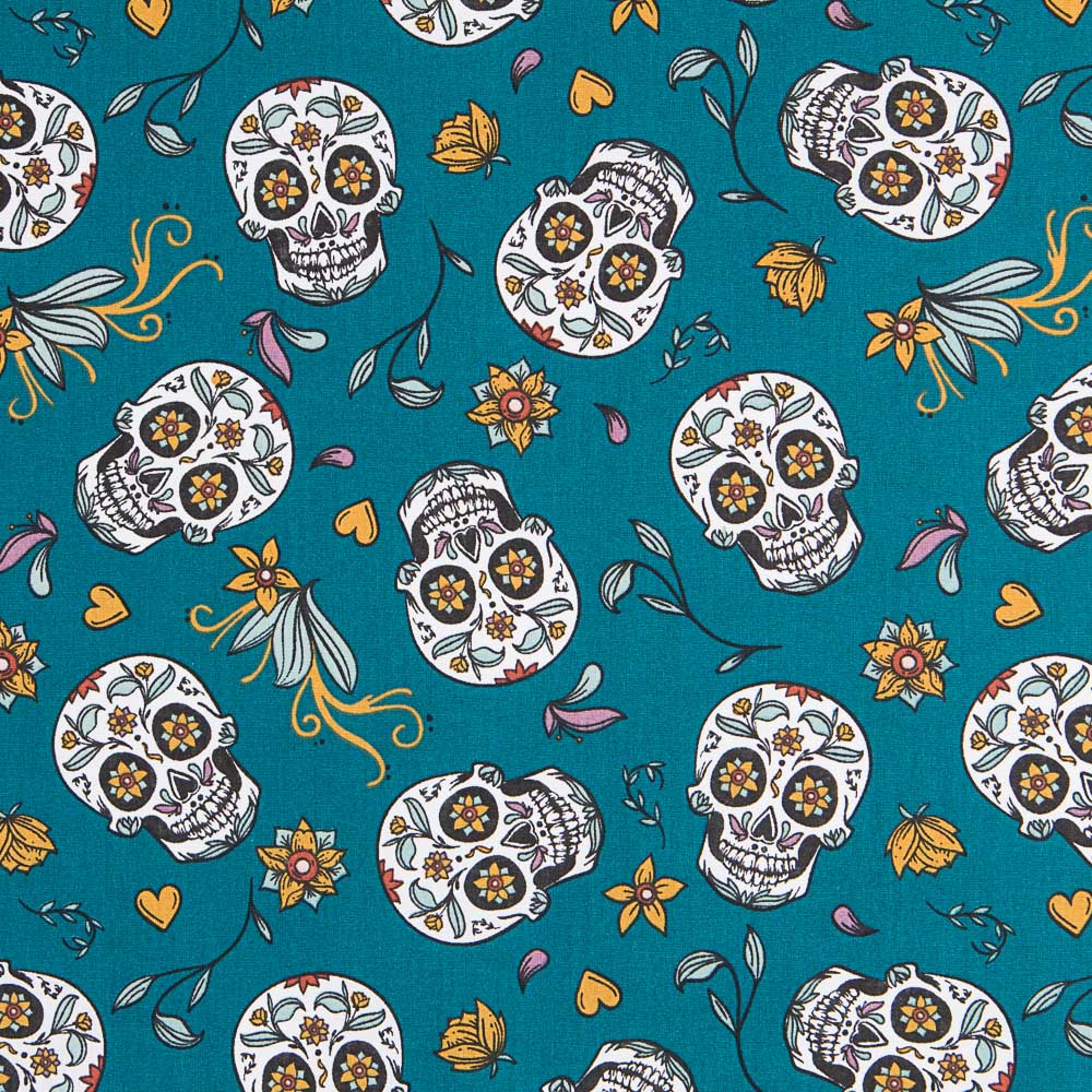 Popelín Catrina Deko Aquamarin - Ribes y Casals