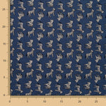 Zebra Popeline Blau - Ribes y Casals