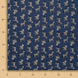 Zebra Popeline Blau - Ribes y Casals