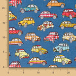 Oeko-Tex® Dedeuche Popeline Blau - Ribes y Casals