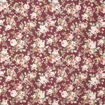 Flamenca Bedruckte Popeline Cretona Granat - Ribes y Casals