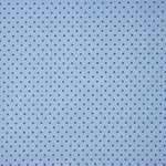 Flamenco bedruckte Popeline mit Polka Dots 10mm Baltic Blue - Ribes y Casals