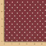 Flamenco Spitzpopeline 10mm Bordeaux - Ribes y Casals