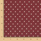 Flamenco Spitzpopeline 10mm Bordeaux - Ribes y Casals