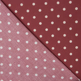 Flamenco Spitzpopeline 10mm Bordeaux - Ribes y Casals