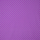 Flamenco bedruckte Popeline mit Polka Dots 10mm Lila - Ribes y Casals