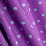 Flamenco bedruckte Popeline mit Polka Dots 10mm Lila - Ribes y Casals