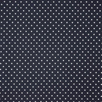 Flamenco Pointed Poplin Print Flamenca Dots 10mm Dunkelblau - Ribes y Casals