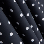 Flamenco Pointed Poplin Print Flamenca Dots 10mm Dunkelblau - Ribes y Casals
