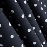 Flamenco Pointed Poplin Print Flamenca Dots 10mm Dunkelblau - Ribes y Casals