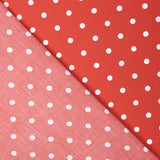 Flamenco Spitze Popeline Druck Flamenca Dots 10mm Rot - Ribes y Casals