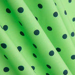 Flamenco Bedruckte Popeline Popeline mit Punkten 10mm Apfel - Ribes y Casals