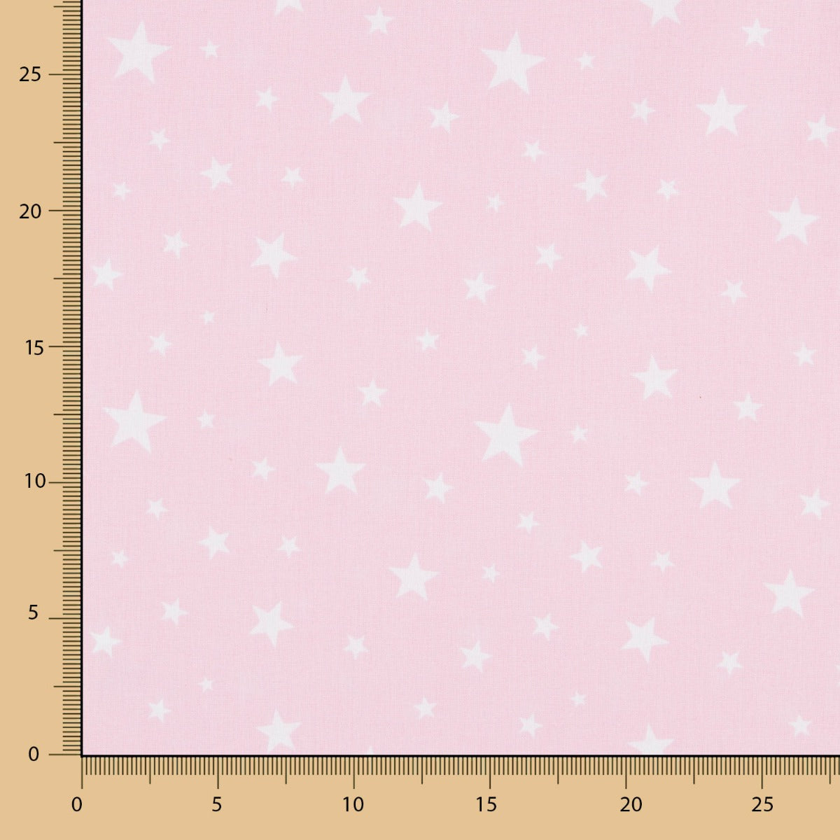Sterne Popeline Rosa Hintergrund - Ribes y Casals